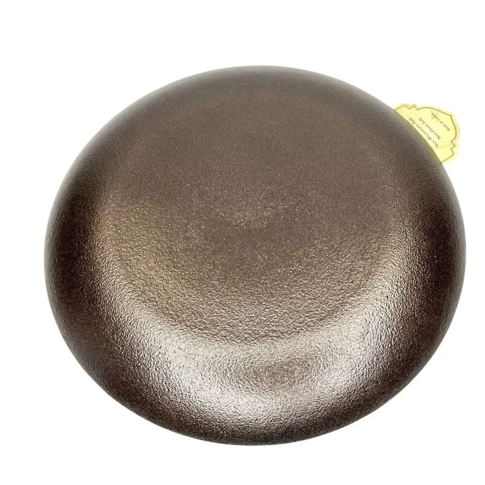 Turkish Glass 4 Entree Dinner Plates Set Brown Textured Gold Rim 11